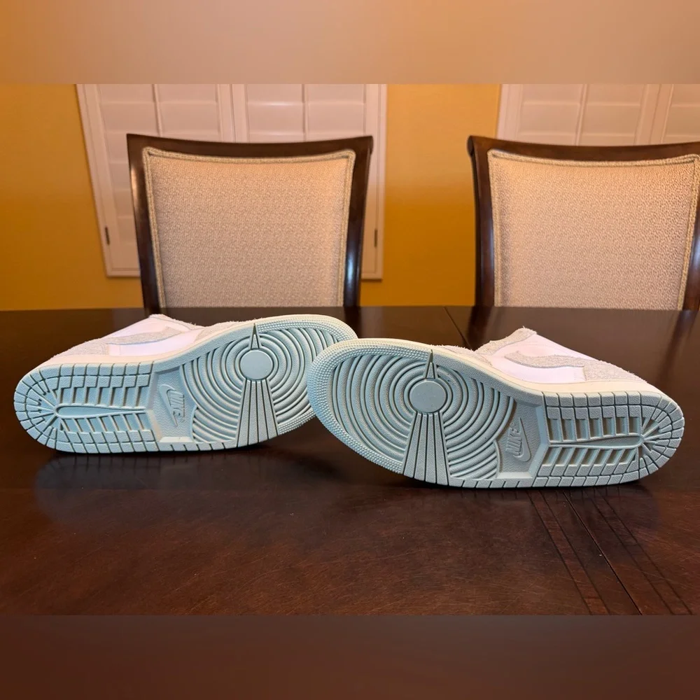 New Nike Air Jordan 1 Low Seafoam White Sneaker Shoes Size US 12 - Picture 13 of 13